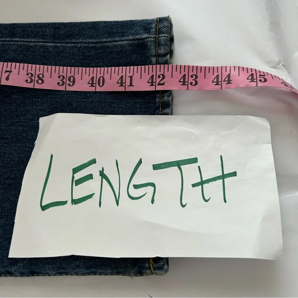 Vintage Polo Ralph Lauren Selvedge Jeans Mens Actual Size 36X31 Hampton Straight